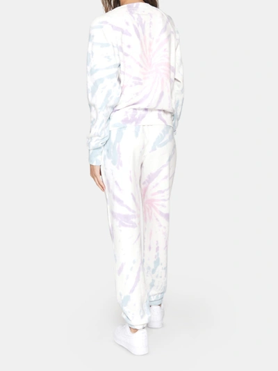 Shop Spiritual Gangster Bridget Raglan Pullover In Pastel Swirl Tie Dye