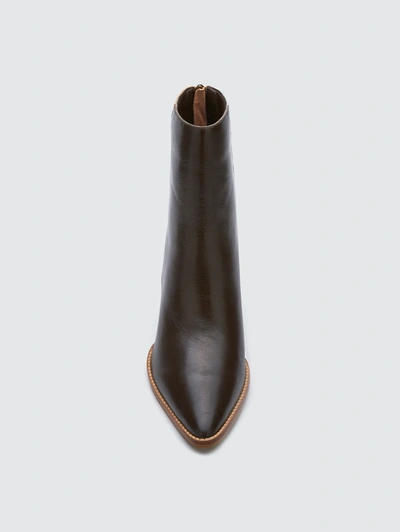 Shop Matisse Carson Leather Boot In Choco