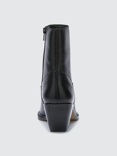 Shop Matisse Ezra Leather Boot In Black