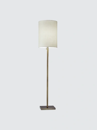 Shop Adesso Liam Floor Lamp In Brass