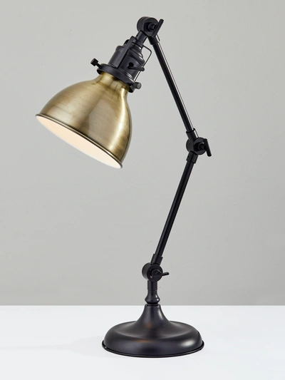 Shop Adesso Simplee  Alden Desk Lamp In Antique Bronze