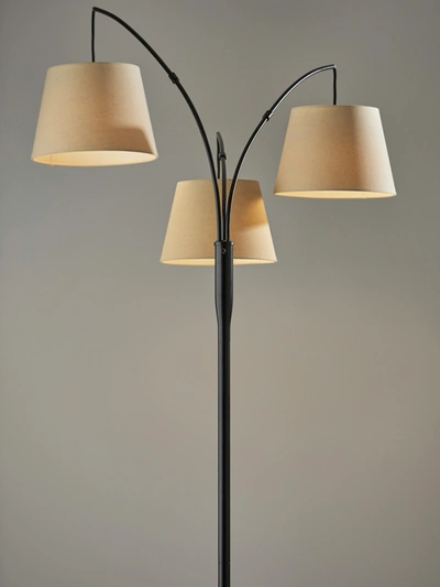 Shop Adesso Simplee  3-arm Arc Lamp In Antique Bronze