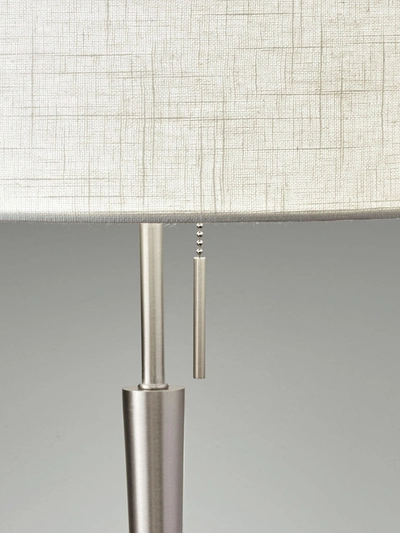Shop Adesso Hayworth Table Lamp In Brushed Steel