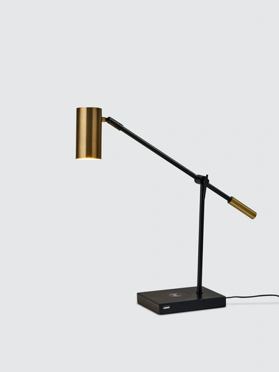 Shop Adesso Collette  Charge Led Desk Lamp In Black