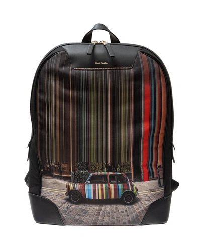 Shop Paul Smith Canvas Backpack In Stampa