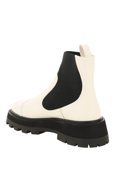 Shop Jimmy Choo Clayton Boots In White,black