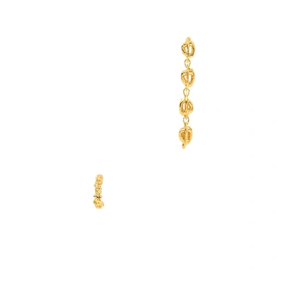 Shop Alighieri The Trailblazer Asymmetric 24kt Gold-plated Earrings