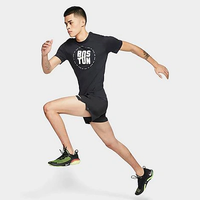 Shop Nike Men's Flex Stride Shorts In Black