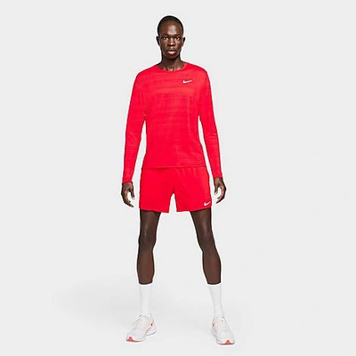 Shop Nike Men's Flex Stride Shorts In University Red
