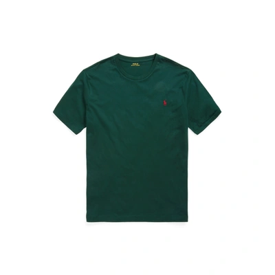 Shop Polo Ralph Lauren Jersey Crewneck T-shirt In College Green/c3961