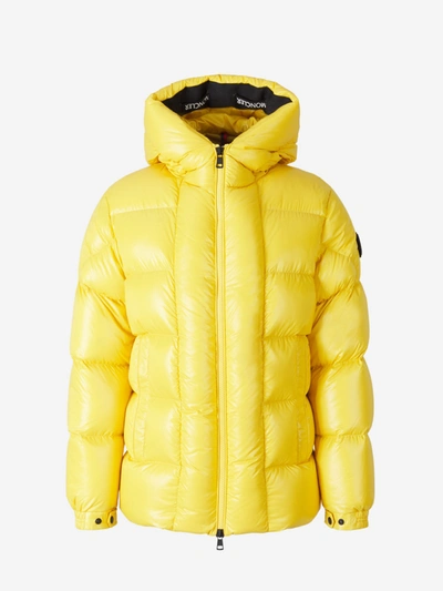 Shop Moncler Dougnac Padded Jacket In Yellow