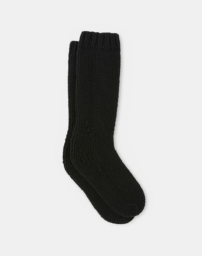 Shop Lafayette 148 Cashmere Socks In Black