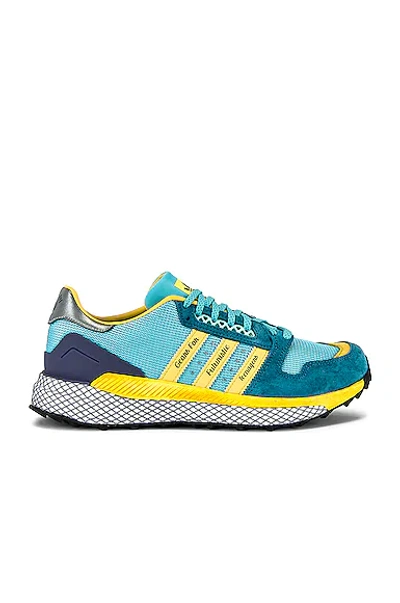 Shop Adidas X Human Made Questar In Light Blue