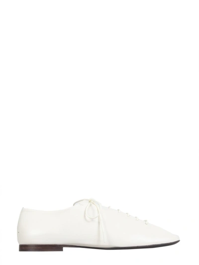 Shop Lemaire Derby Shoes In White