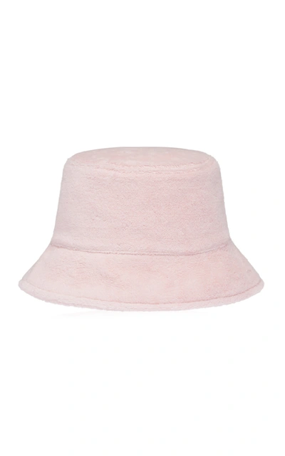 Shop Miu Miu Women's Terry Bucket Hat In Pink
