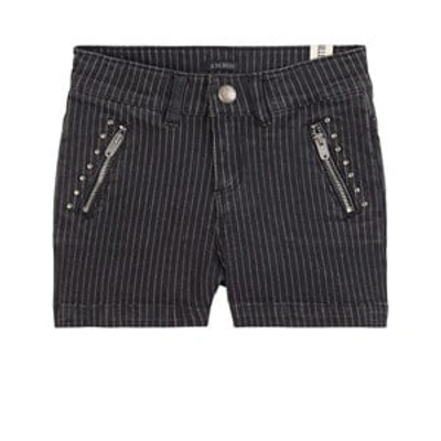 Shop Ikks Gray Striped Shorts