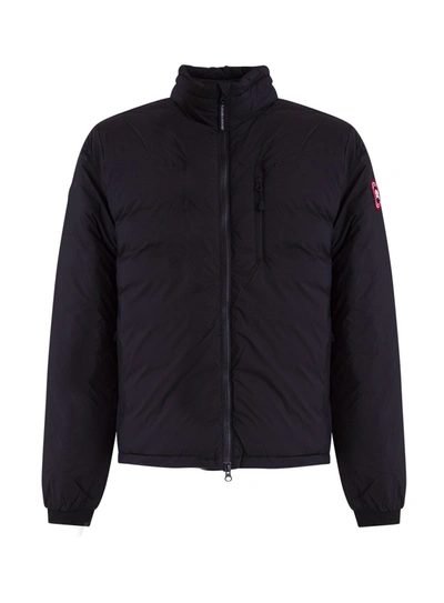 Shop Canada Goose Lodge Down Jacket In Nero