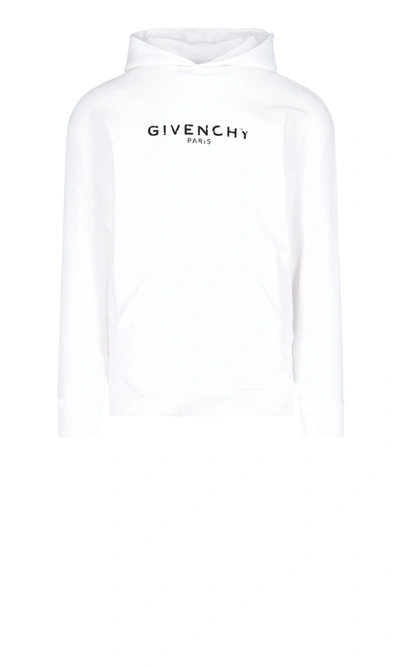 Shop Givenchy Logo Sweater In White