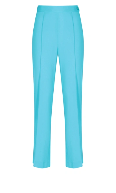 Shop Balenciaga Tailored Trousers In Blue