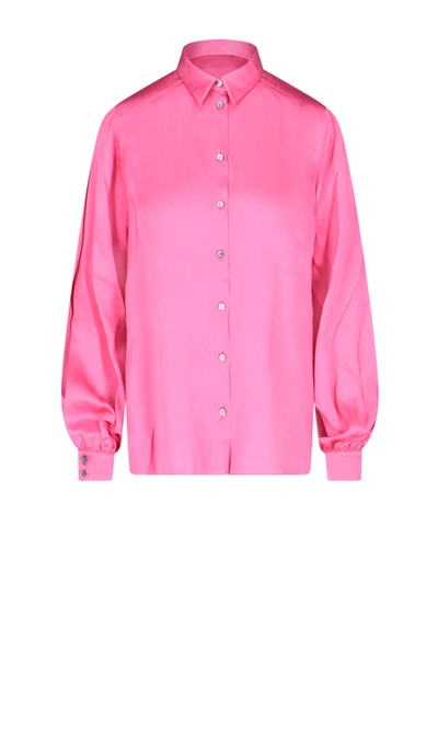 Shop Redemption Wide Sleeves Shirt In Pink