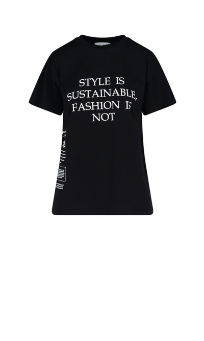 Shop Redemption Slogan T-shirt In Black