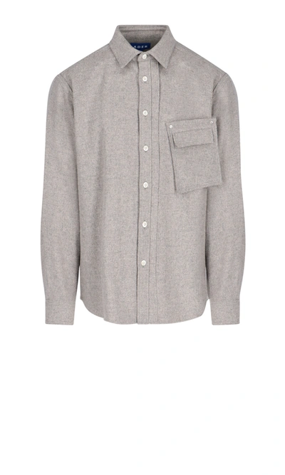 Shop Ader Error Swall Shirt In Neutrals