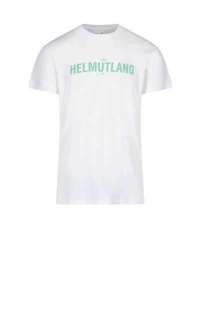 Shop Helmut Lang Logo T-shirt In White