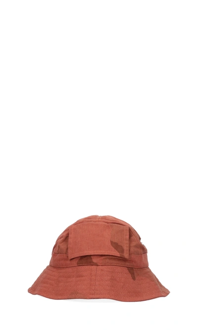 Shop Marine Serre Regenerated Military Bucket Hat In Brown