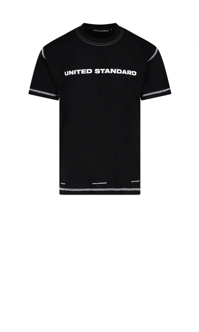 Shop United Standard Logo T-shirt In Black