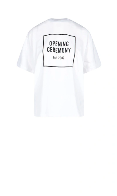 Shop Opening Ceremony Logo T-shirt In White