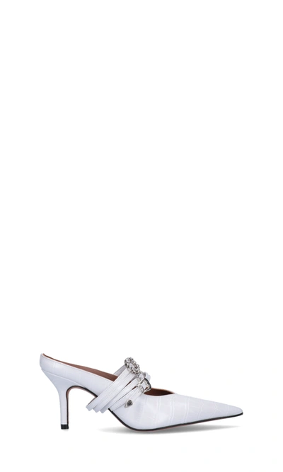 Shop Abra Belt Mule-white