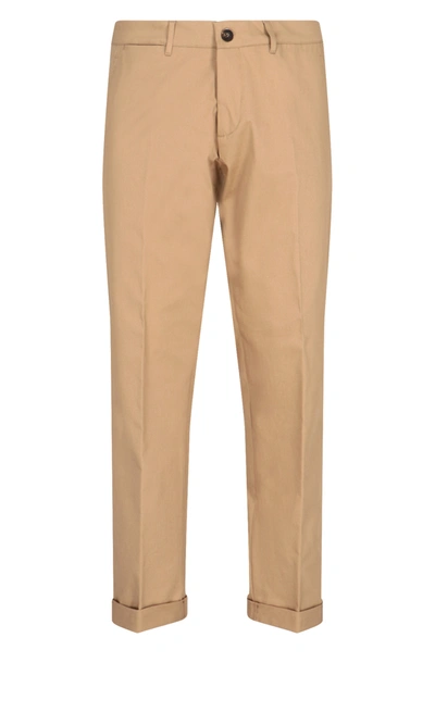 Shop Golden Goose Chino "conrad" Trousers In Neutrals