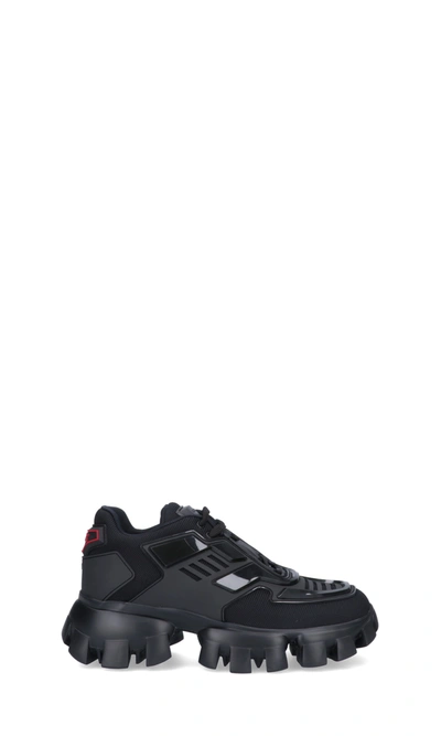 Shop Prada "cloudbust Thunder" Sneakers In Black
