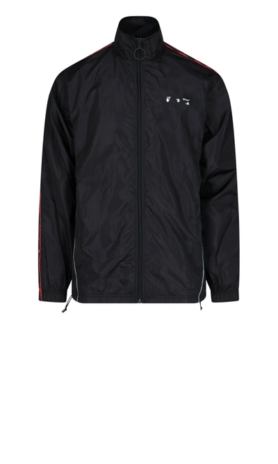 Shop Off-white Diagonals Windbreaker In Black