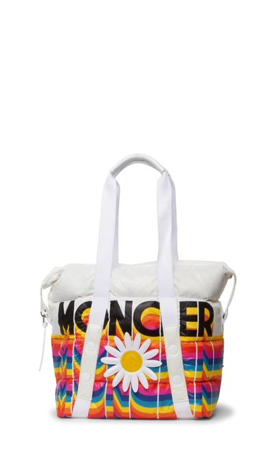 Shop Moncler Genius Printed Tote Bag