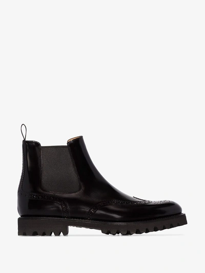 Shop Church's Charlize Chelsea Boots In Black