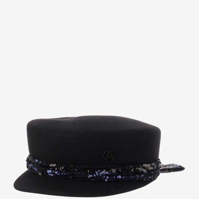 Shop Maison Michel Hats In Nero