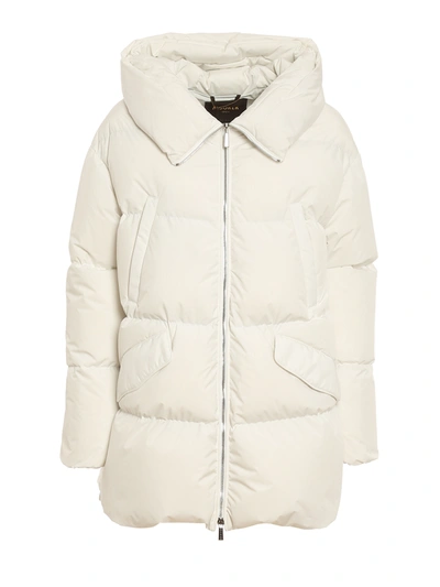 Shop Moorer Calliope Puffer Jacket In White