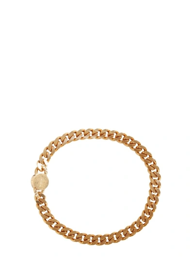 Shop Versace Brass Choker Necklace In Gold