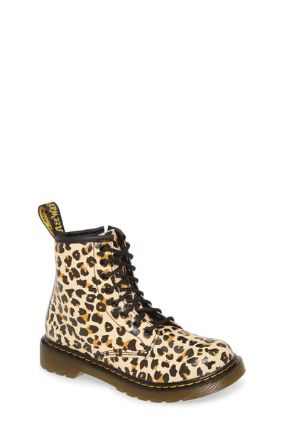 Dr. Martens Kids' 1460 Pascal Leopard Print Boot | ModeSens