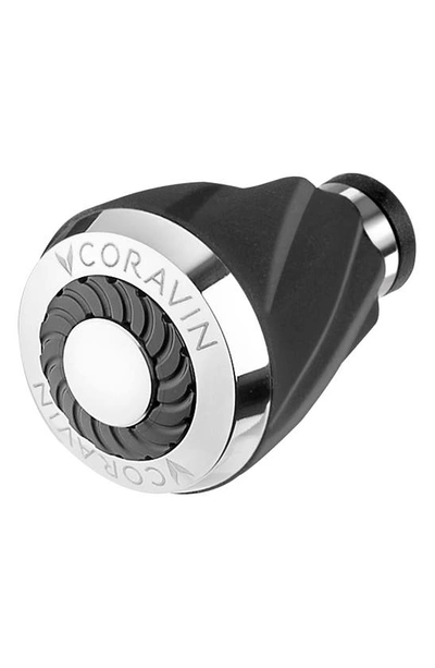 Shop Coravin Timeless Aerator In Black And Silver