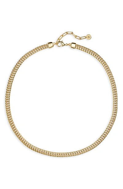 Shop Nordstrom Foxtail Flat Chain Necklace In Gold