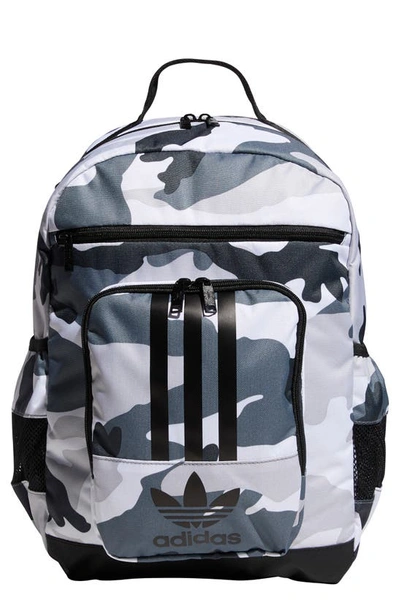 Shop Adidas Originals Originals 3-stripes 2.0 Backpack In White
