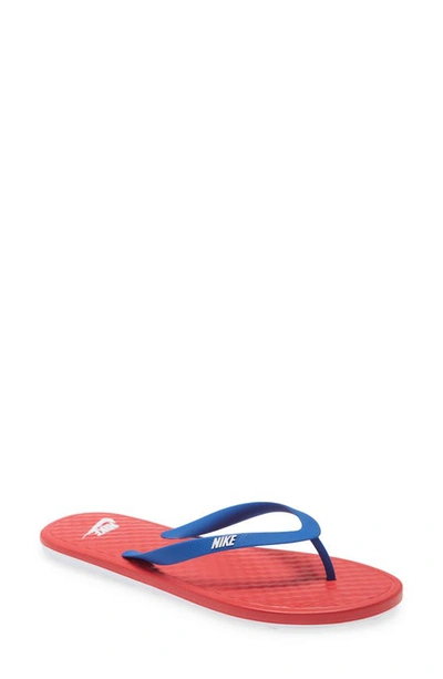 Nike On Deck Flip Flop Sandal In University Red/white | ModeSens