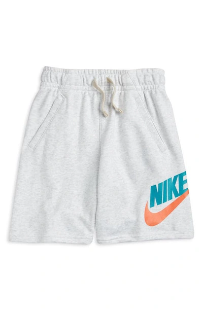 Shop Nike Kids' Sportswear Club Athletic Shorts (big Boy) In Birch Heather