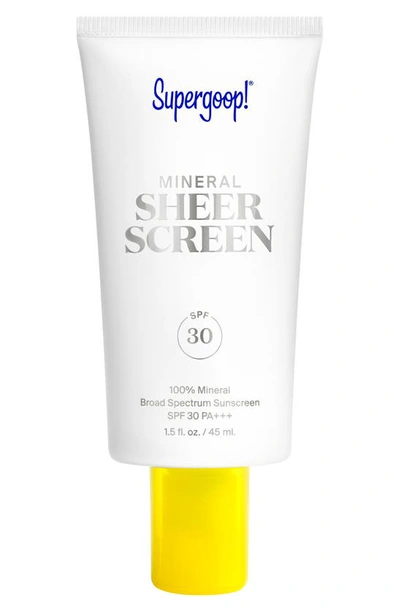 Shop Supergoopr Supergoop! Mineral Sheerscreen Spf 30 Sunscreen Lotion, 1.5 oz