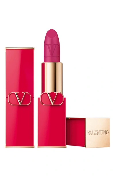 Shop Valentino Rosso  Refillable Lipstick In 306r / Matte