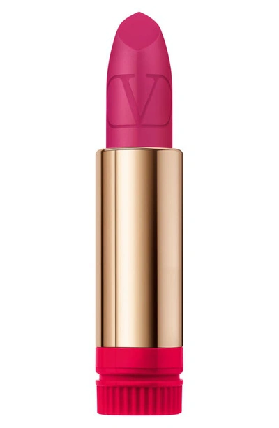 Shop Valentino Rosso  Refillable Lipstick Refill In 306r / Matte