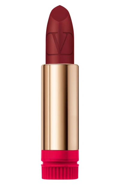 Shop Valentino Rosso  Refillable Lipstick Refill In 223r / Matte