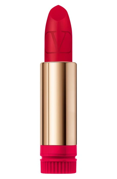 Shop Valentino Rosso  Refillable Lipstick Refill In 202r / Matte